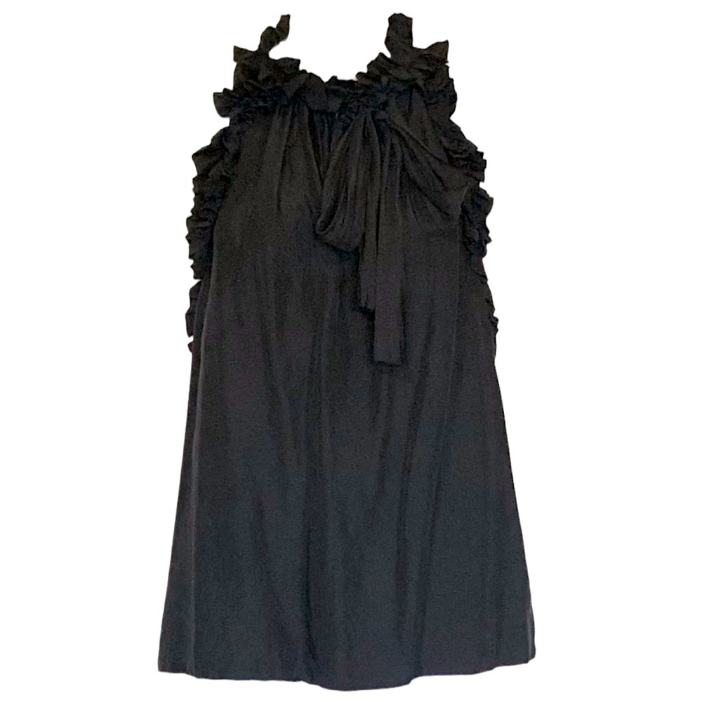 Robbi & Nikki By Robert Rodriguez Silk Ruffle Sleeveless Top Sz S